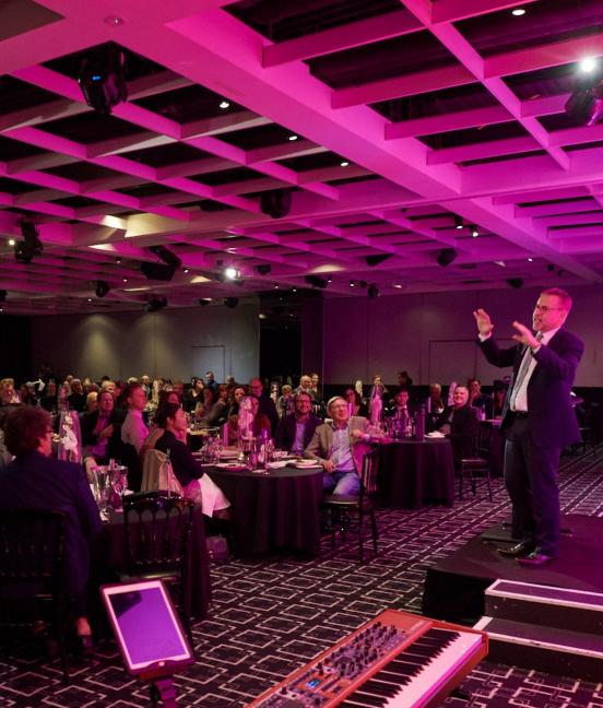 Corporate Seminar with Elegant Setup